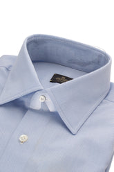 Alessandro Gherardi Luxury Azzurro Textured Shirt